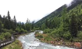 四川达古冰川下雪
