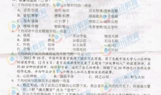 2013中考语文 2013中考语文