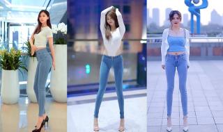 紧身牛仔裤美女热舞 紧身牛仔裤美女热舞